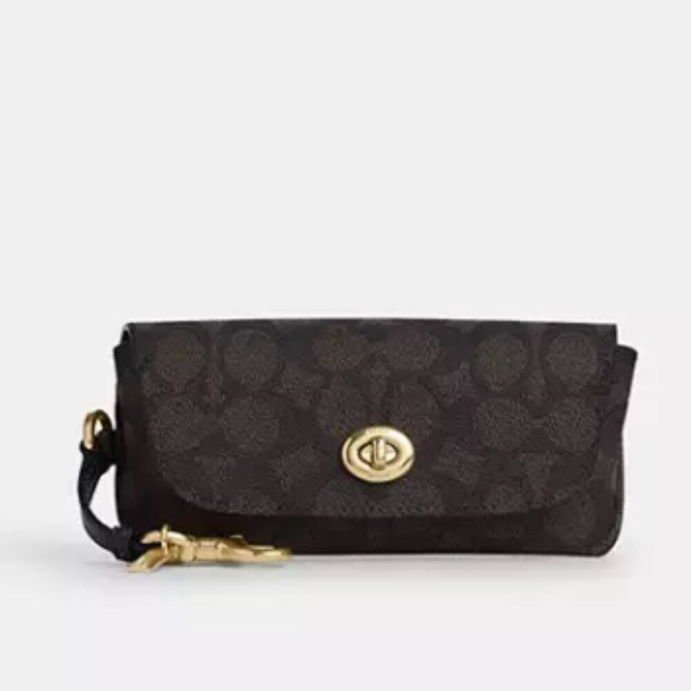 Sunglass Case In Signature Canvas